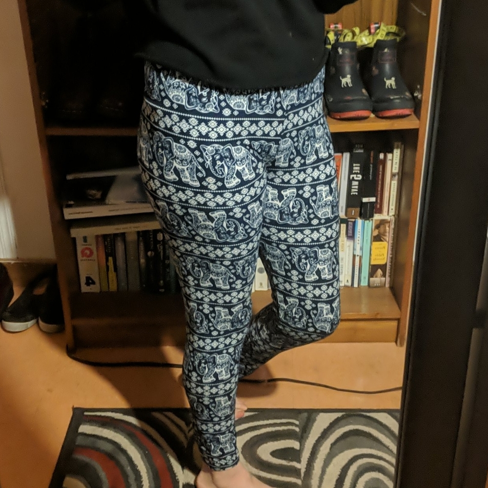 Elephant pattern leggings